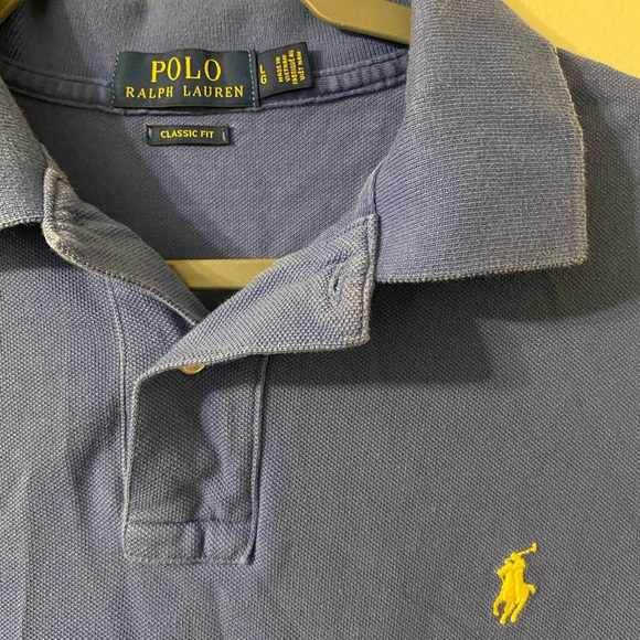 Mens PRL Polo Ralph Lauren Classic Fit Blue Yellow Pony Size Large - Picture 3 of 3